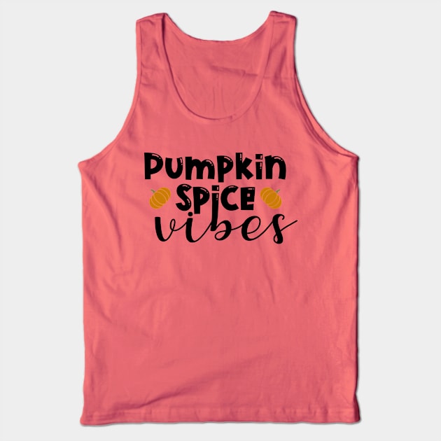 Pumpkin Spice vibes Tank Top by Peach Lily Rainbow